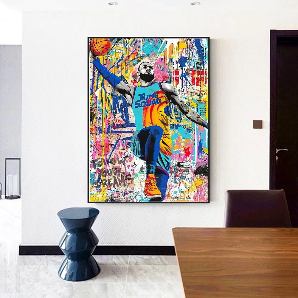 Bron Graffiti Art Canvas