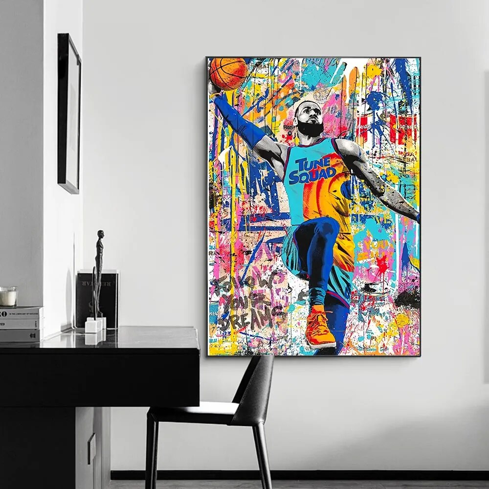 Bron Graffiti Art Canvas