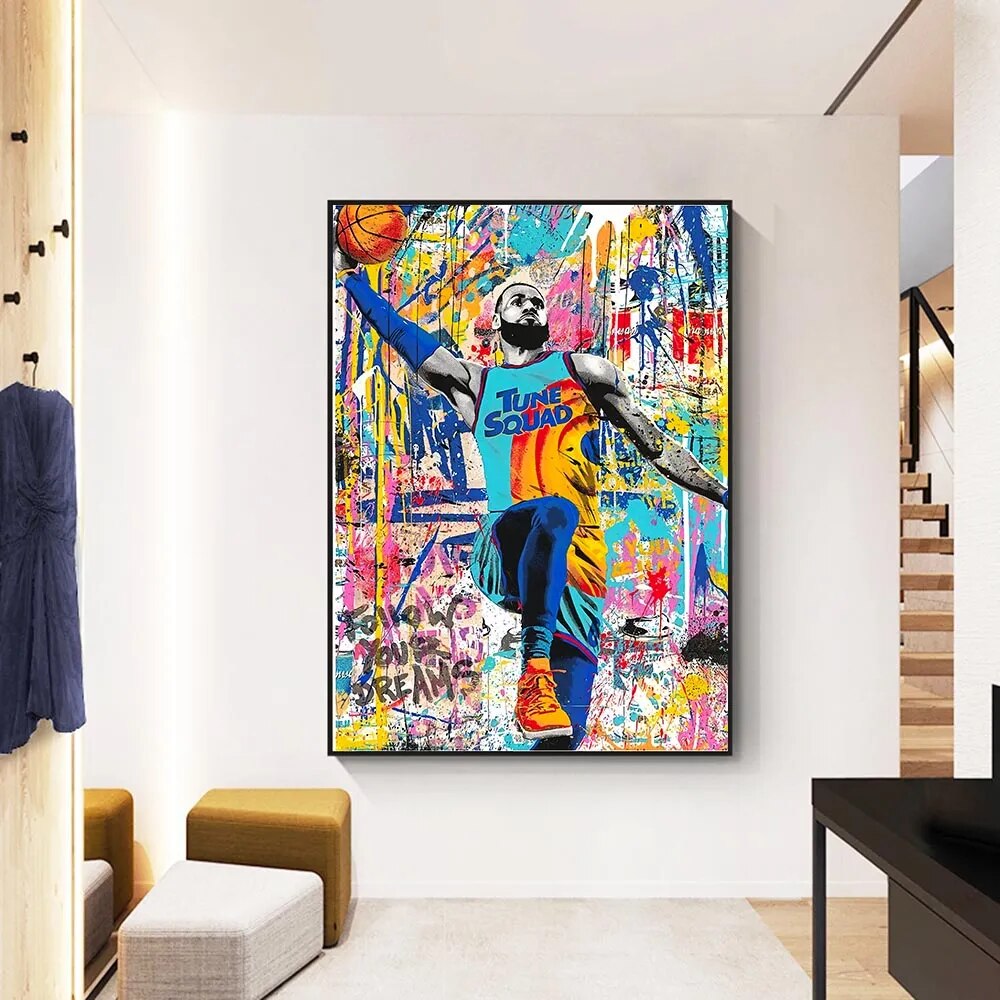 Bron Graffiti Art Canvas